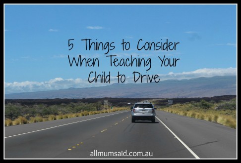 Teaching Your Child to Drive