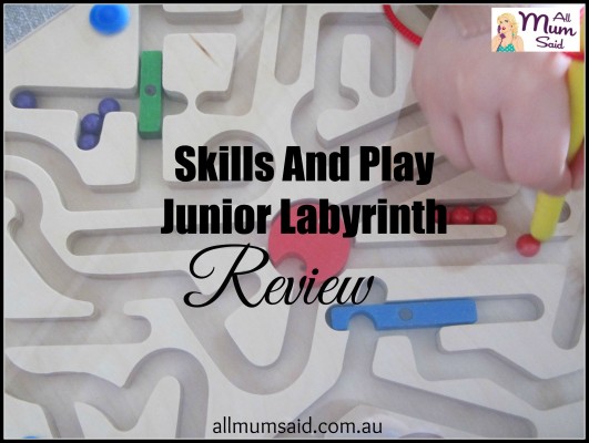 Junior Labyrinth review | All Mum Said