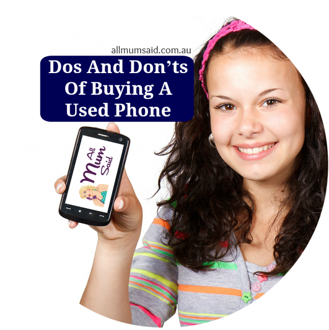 buying a used phone | All Mum Said