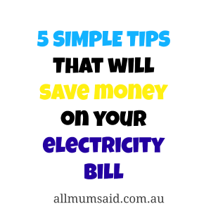save money on your electricity bill