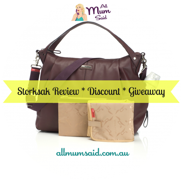 Storksak Catherine review discount giveaway | All Mum Said