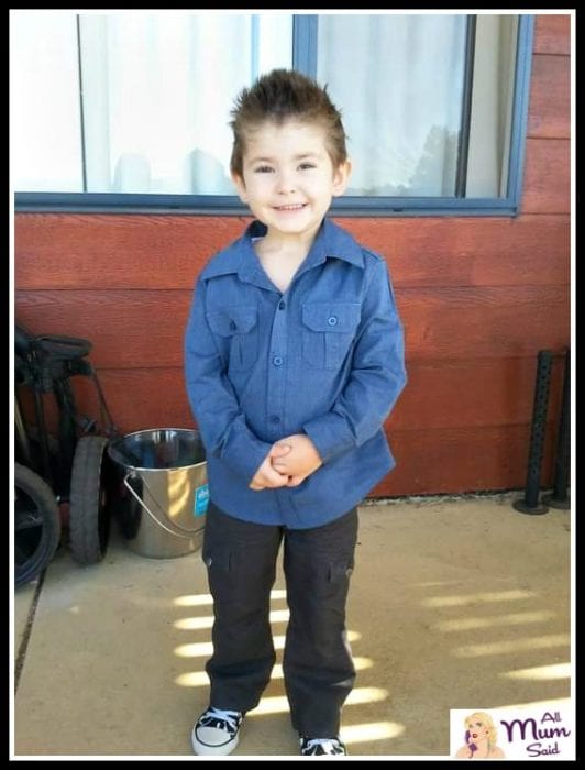 Toddler well dressed very cute