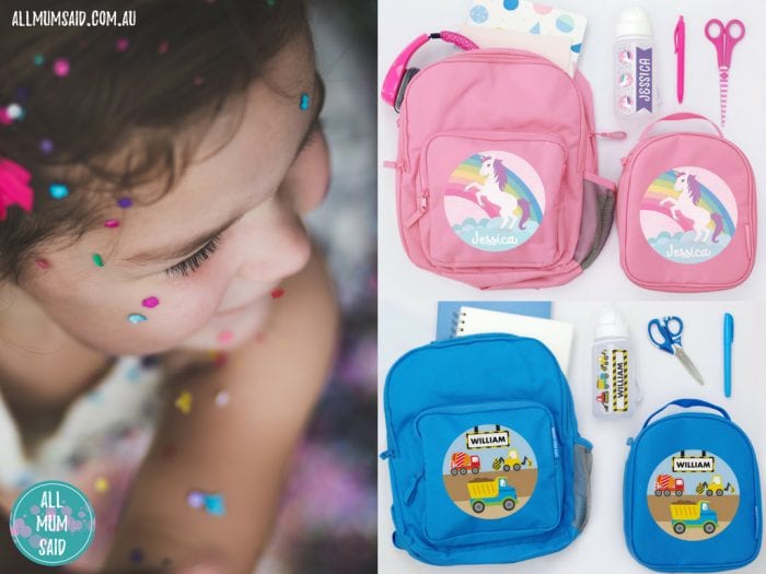 Bright Star Kids personalised school bags