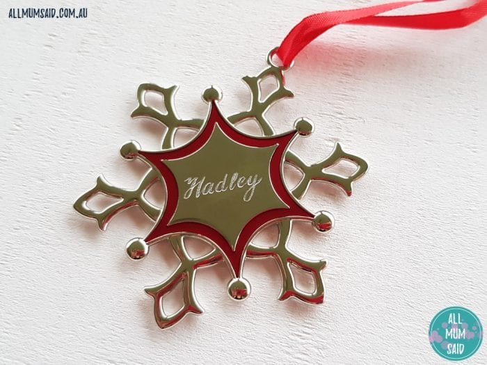 Christmas Giveaway - Oh My Giddy Aunt snowflake ornament