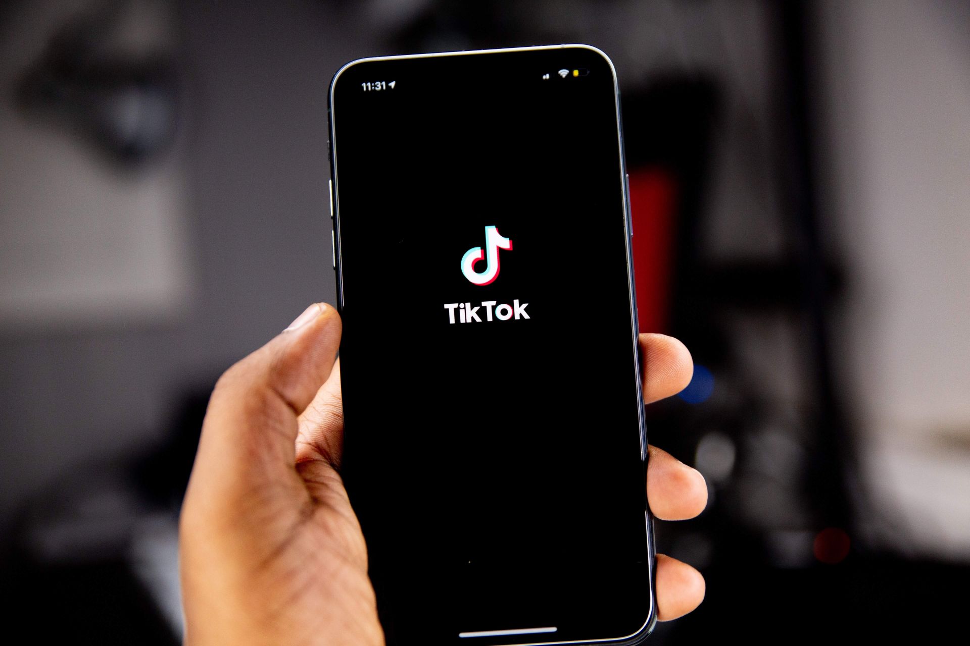 TikTok app on phone